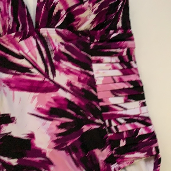 Calvin Klein Women's Side-Pleated‎ Halter One-Piece - Picture 10 of 10